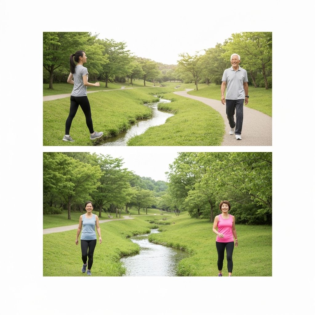 Physical activity levels illustration