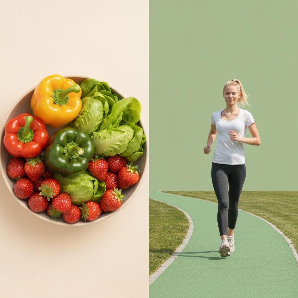 Balanced representation of food intake and physical activity